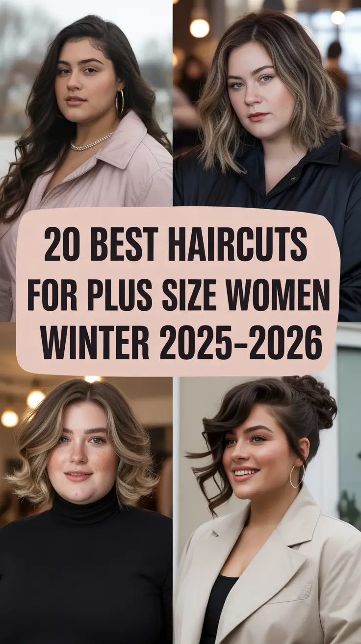 Best Haircuts for Plus Size Women Winter 2025–2026: Bob, Pixie, Lob & More