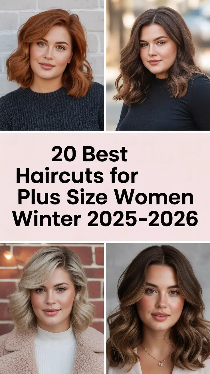 Best Haircuts for Plus Size Women Winter 2025–2026: Bob, Pixie, Lob & More