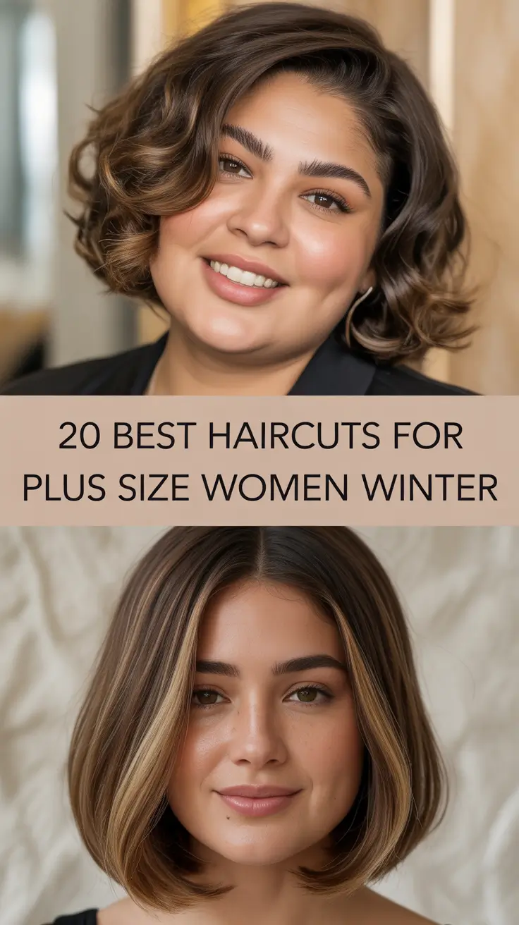 Best Haircuts for Plus Size Women Winter 2025–2026: Bob, Pixie, Lob & More
