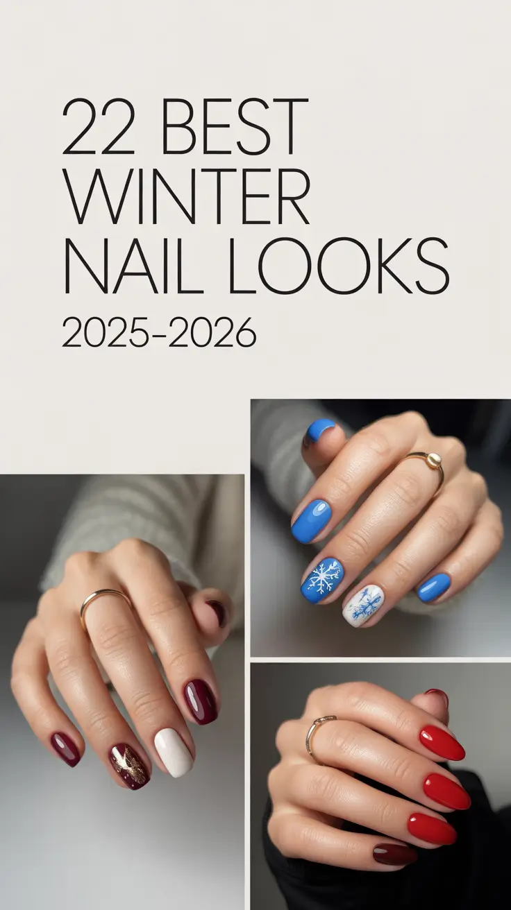 Best Winter Nail Looks 2025–2026: Cute Ideas, Colors & Designs for the Cold Season