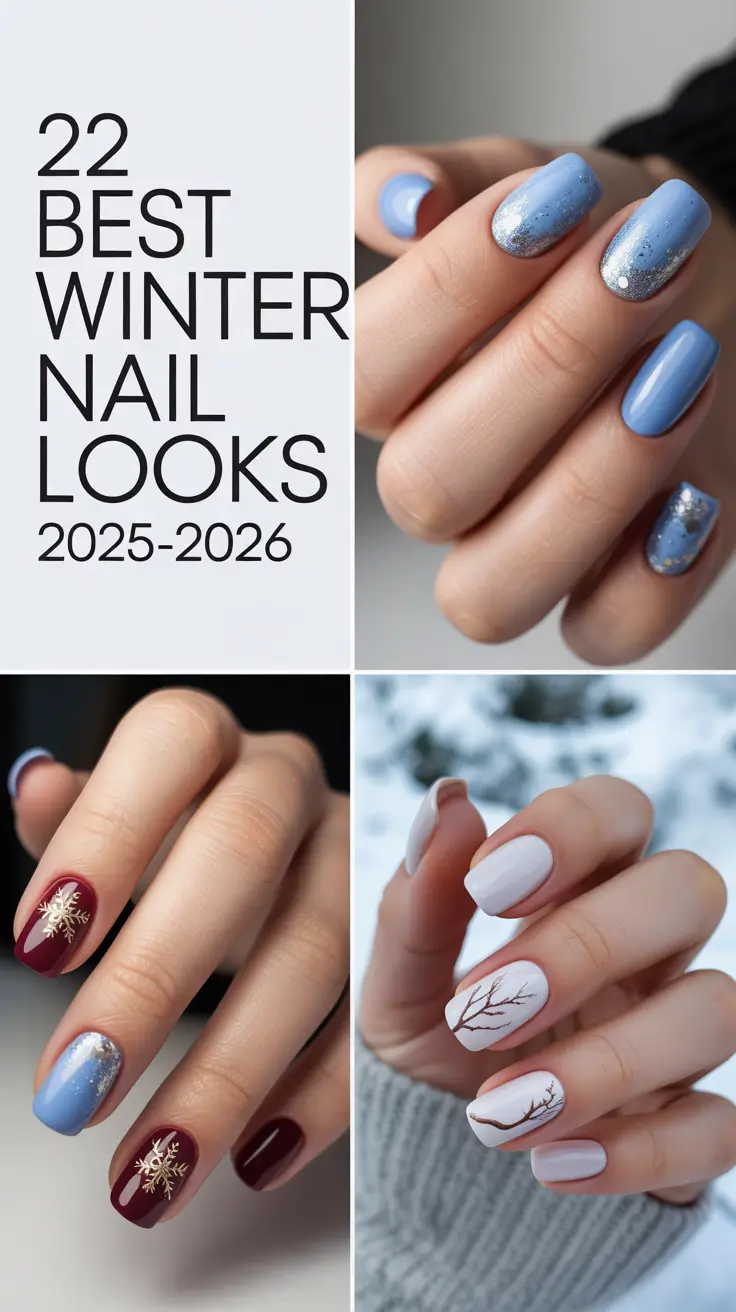 Best Winter Nail Looks 2025–2026: Cute Ideas, Colors & Designs for the Cold Season