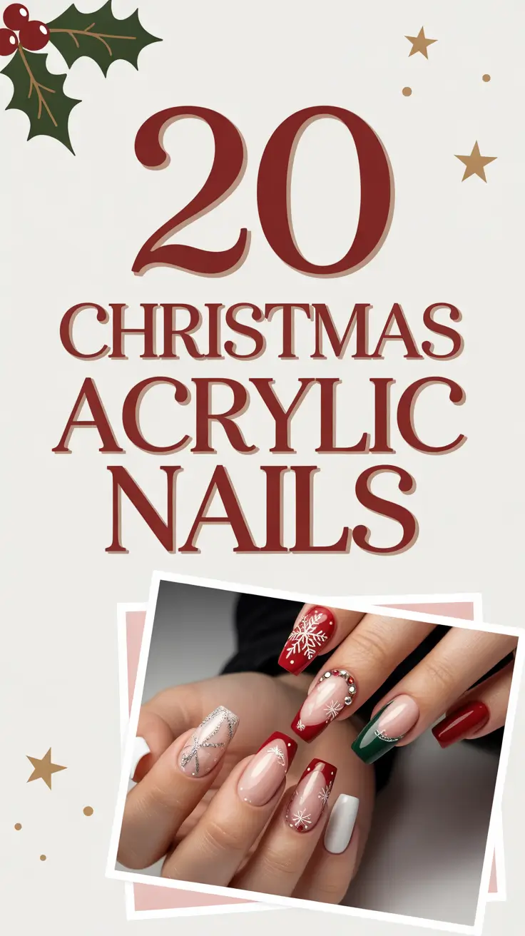 Christmas Acrylic Nails 2025: Trendy Winter Designs You’ll Want to Try This Season