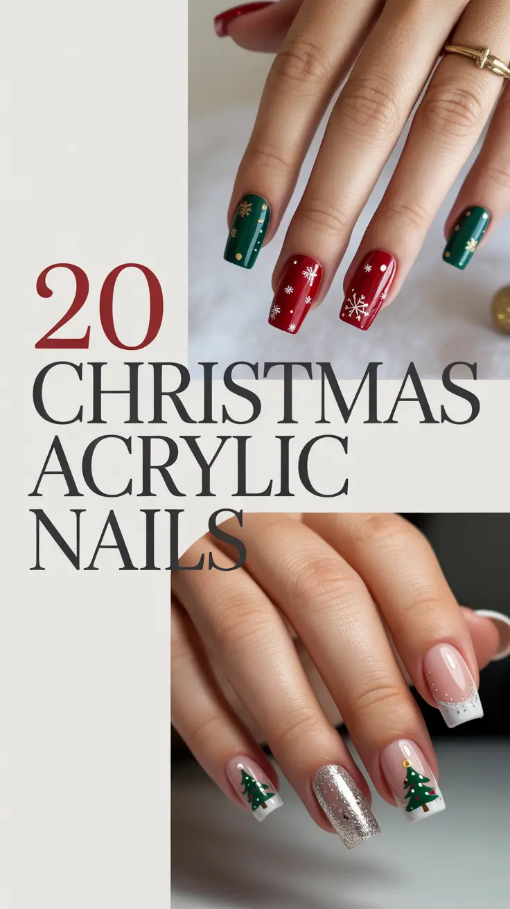Christmas Acrylic Nails 2025: Trendy Winter Designs You’ll Want to Try This Season