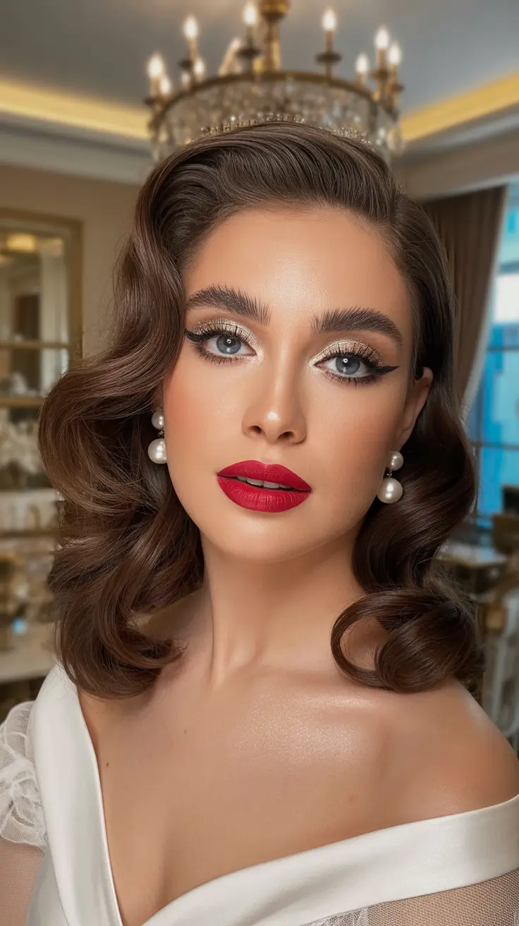 Christmas Holiday Hairstyles 2025 Candlelight Waves