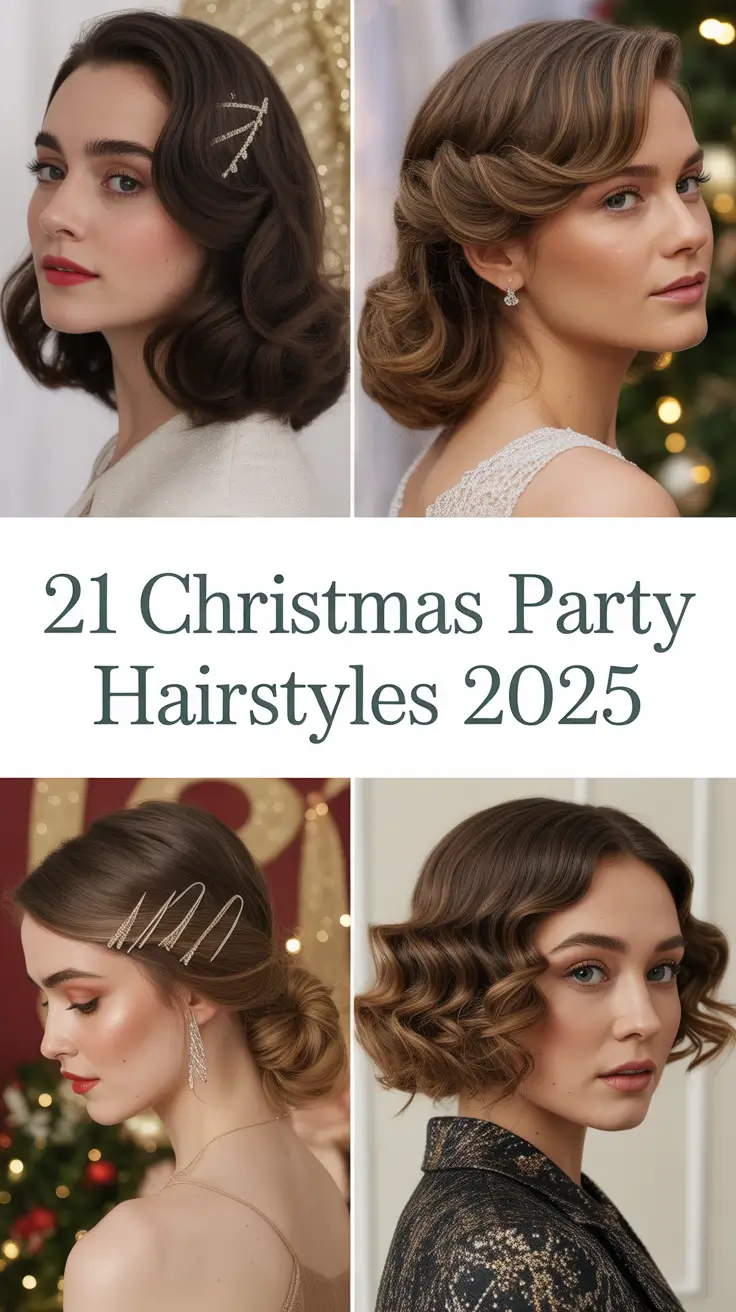 Christmas Party Hairstyles 2025: Easy, Elegant & Trendy Looks for Every Length and Occasion