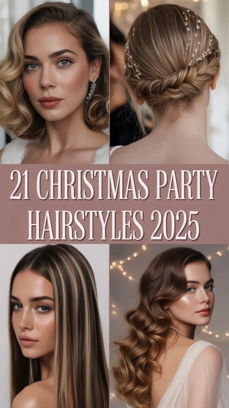 Christmas Party Hairstyles 2025: Easy, Elegant & Trendy Looks for Every Length and Occasion