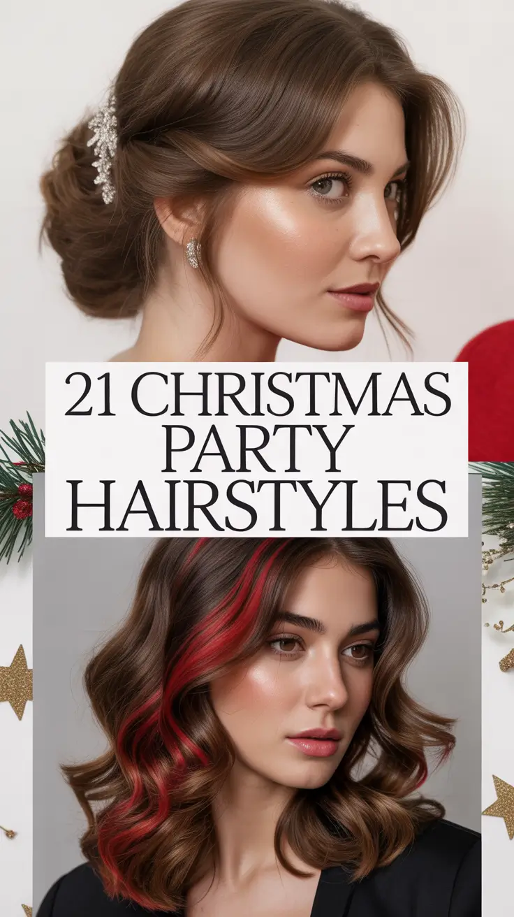 Christmas Party Hairstyles 2025: Easy, Elegant & Trendy Looks for Every Length and Occasion