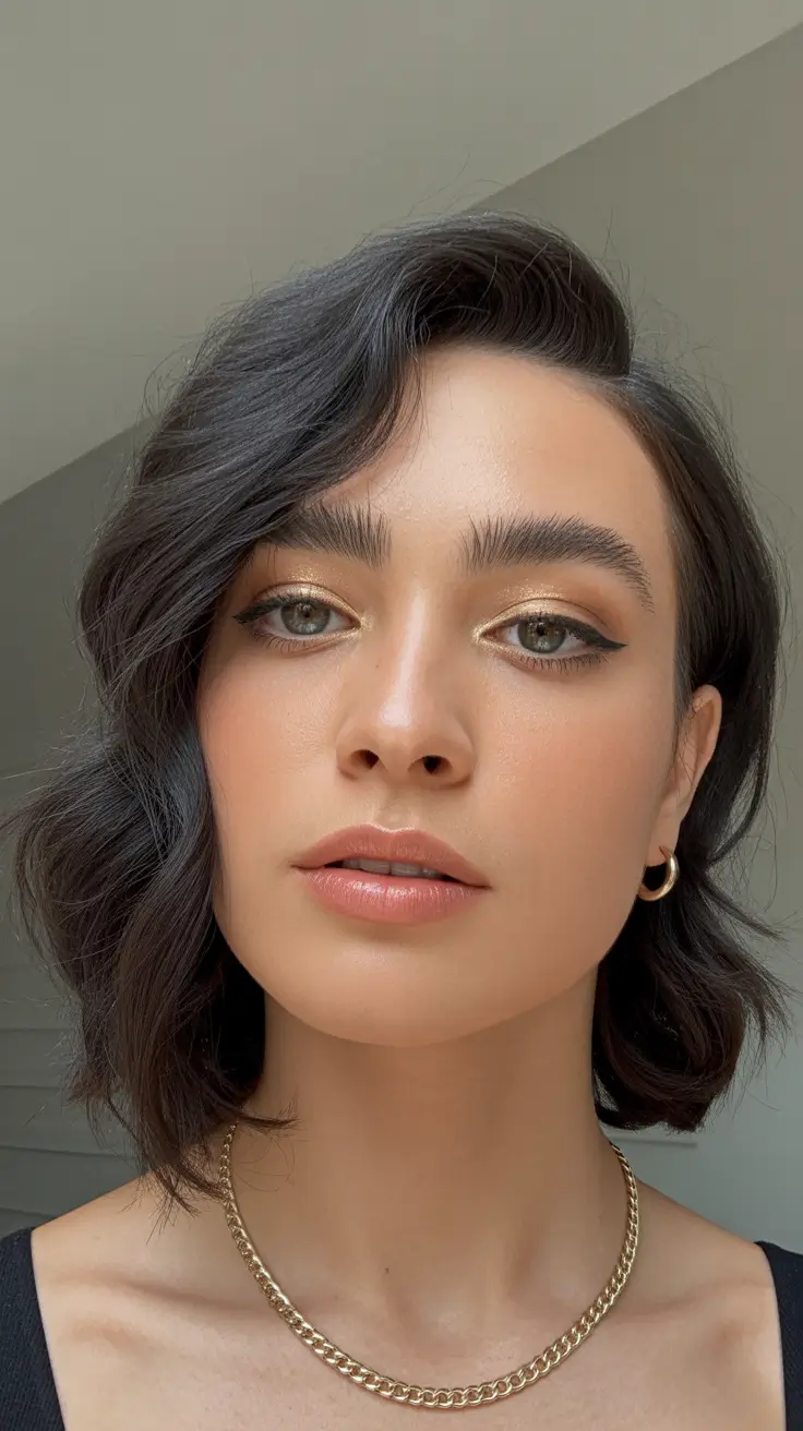 Glossy Espresso Waves + Cute Haircuts for Winter 2025-2026