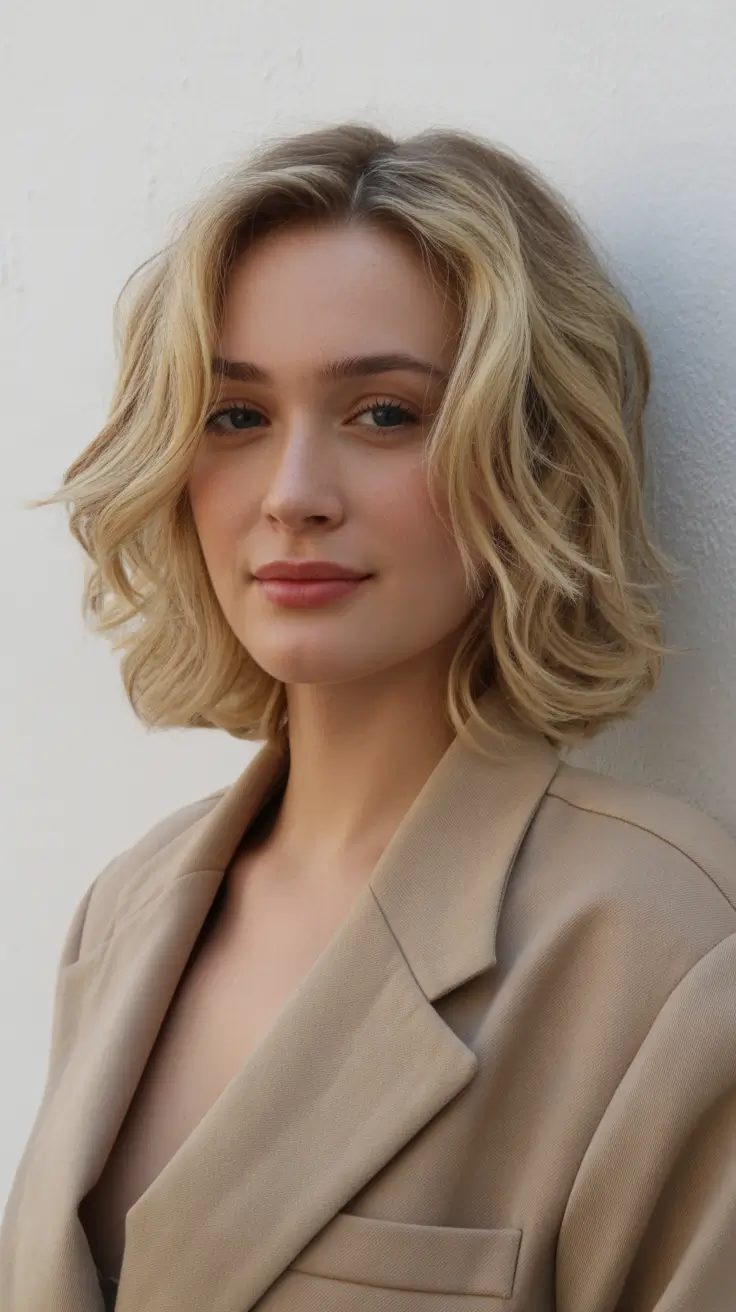Golden Soft Curl Bob + Cute Haircuts for Winter 2025-2026