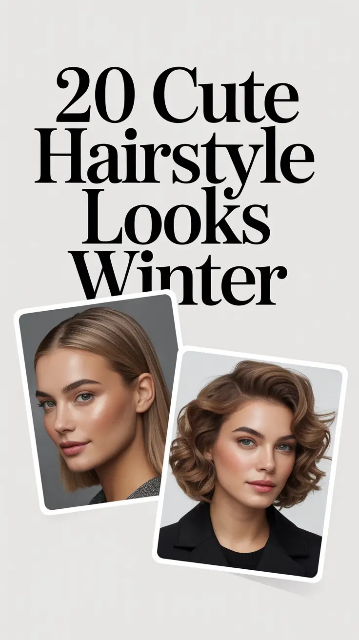 Cute Hairstyle Looks Winter 2025–2026: Easy, Chic, and Cozy Hair Ideas for All Lengths