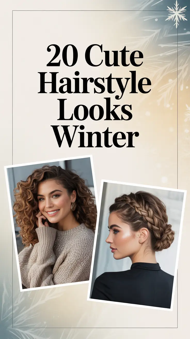 Cute Hairstyle Looks Winter 2025–2026: Easy, Chic, and Cozy Hair Ideas for All Lengths