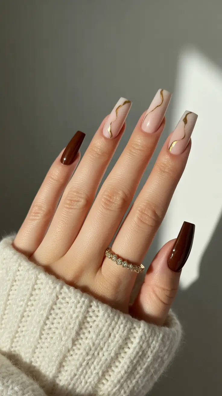 neutral-winter-nails-acrylic-golden-swirl-latte