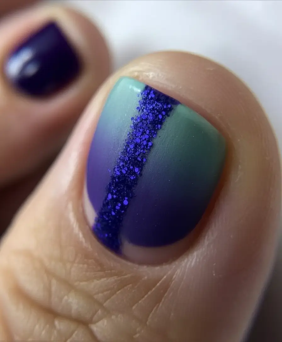 Cute Toe Nails Winter 2025-2026 Twilight Mirage