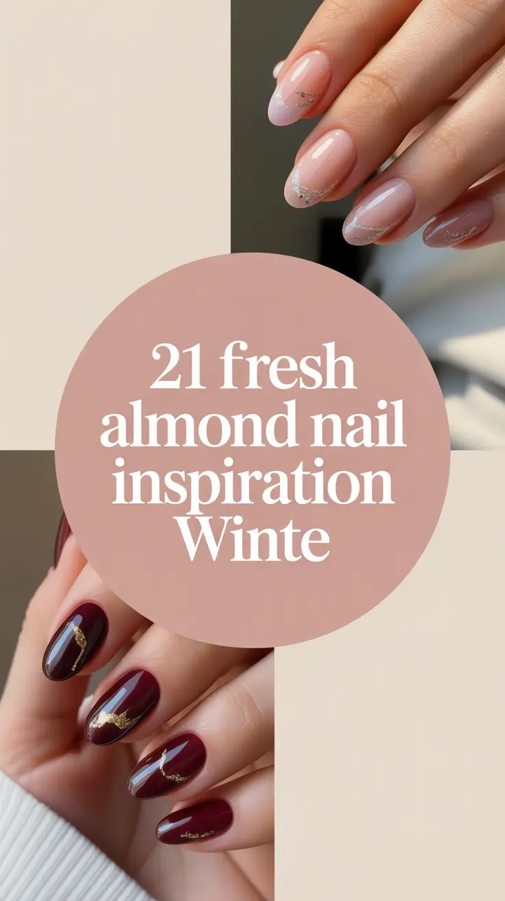 Fresh Almond Nail Inspiration Winter 2025–2026: Classy, Cute & Simple Designs You’ll Love