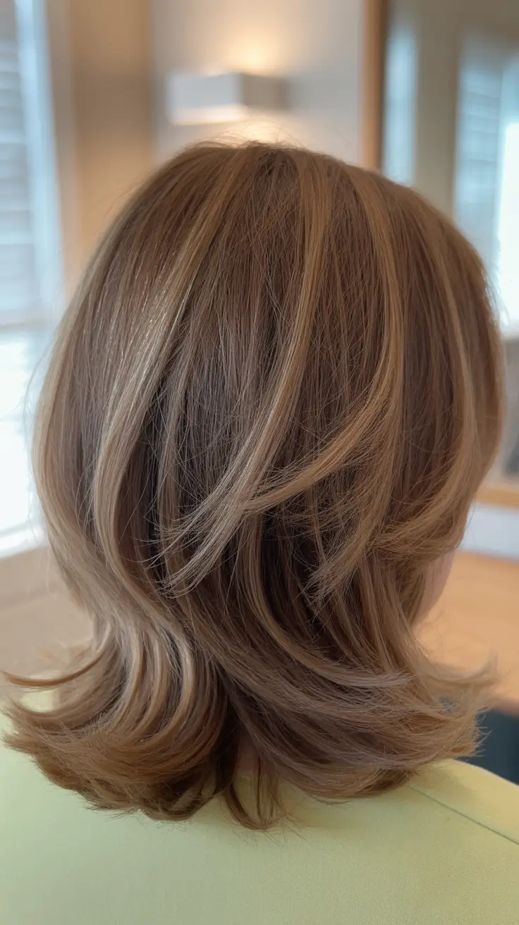 Hair Color Highlights Winter 2025-2026 Softly Layered Caramel Tones