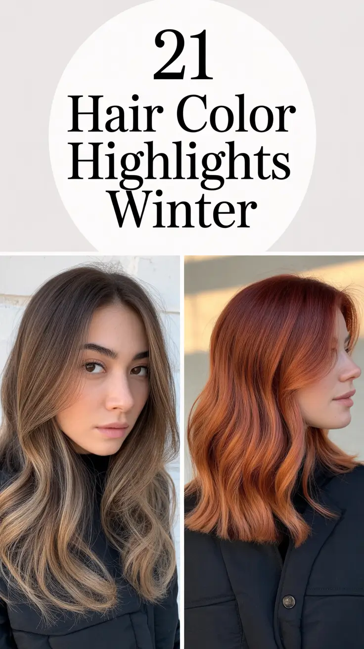 Hair Color Highlights Winter 2025–2026: Trendy Ideas for Brunettes and Blondes
