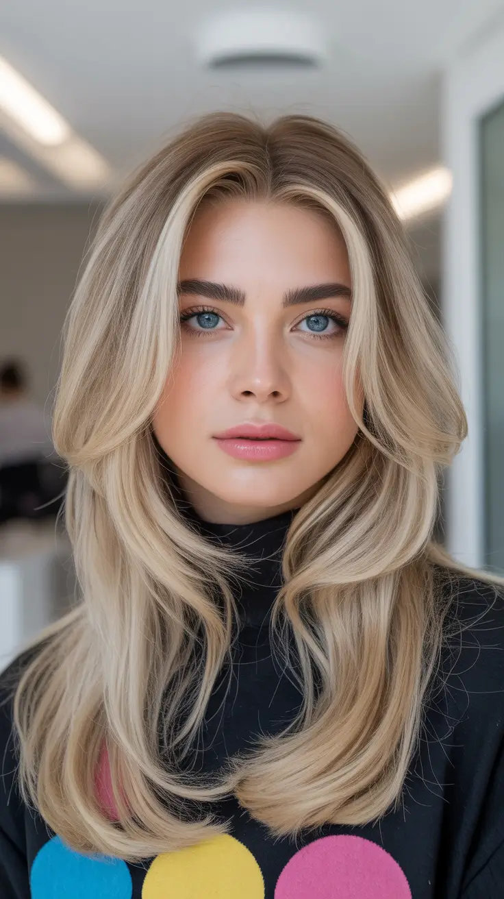 Hair Color Trends Winter 2025-2026 Honey Blonde Layers