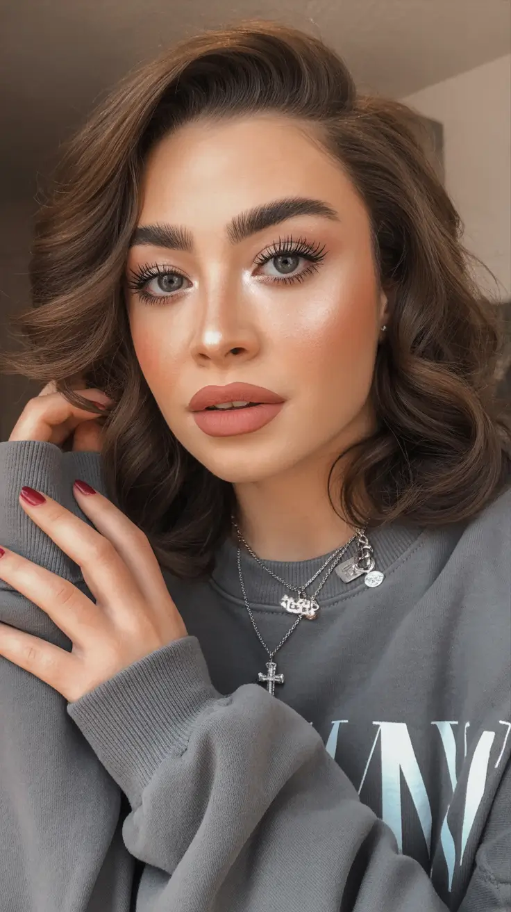 Hair Color Trends Winter 2025-2026 Chocolate Brunette Waves