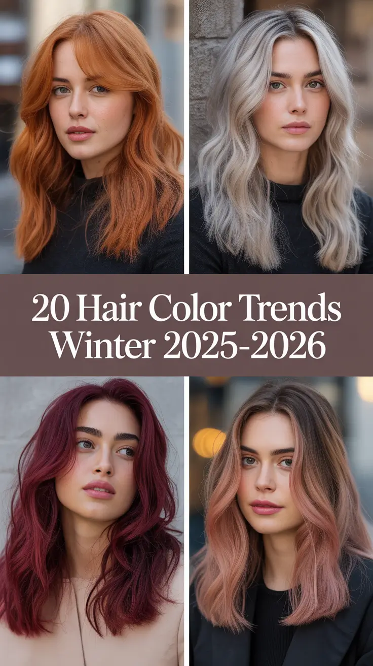 Hair Color Trends Winter 2025–2026: Fresh Ideas for Women