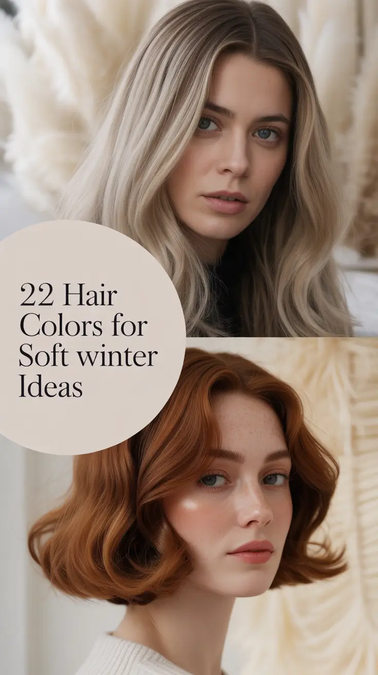 Hair Colors for Soft Winter Ideas 2025 – 2026: Chic Shades That Flatter Every Skin Tone