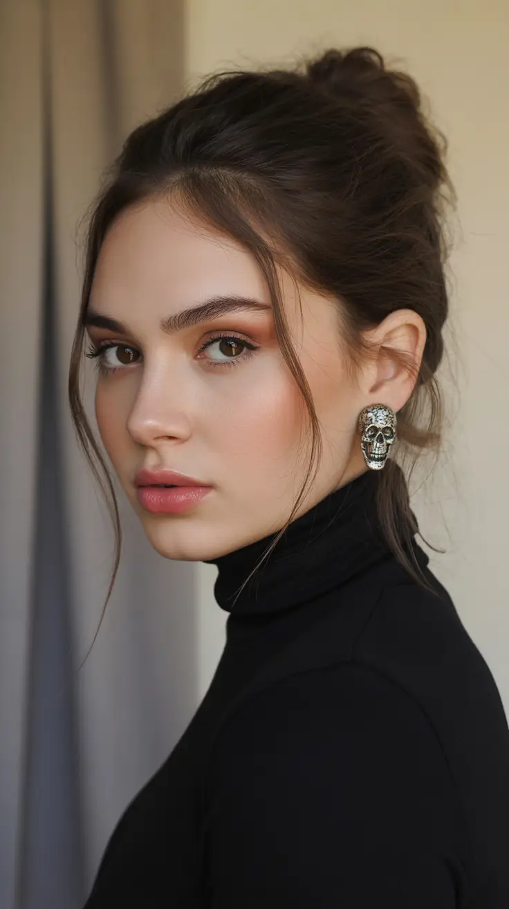 short-winter-haircuts-2025-2026-Low-Bun-with-Wispy-Strands
