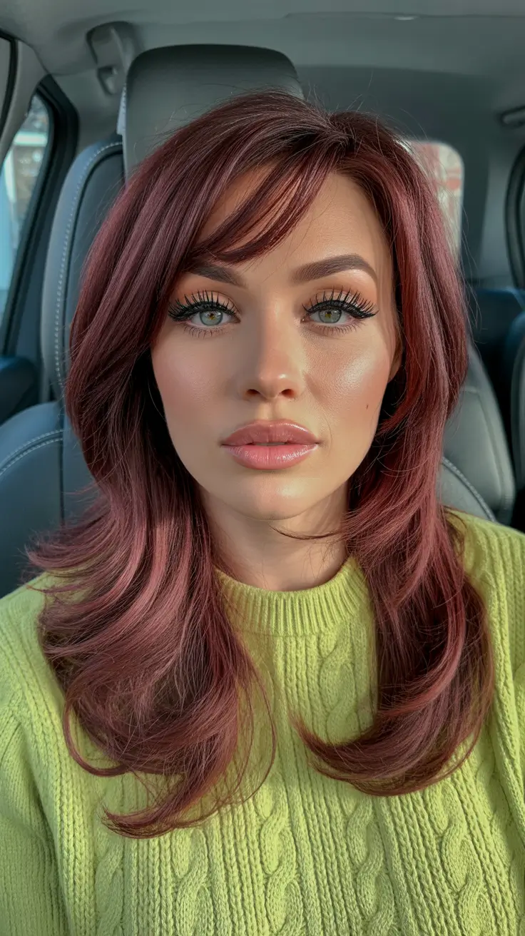short-winter-haircuts-2025-2026-Mulled-Wine-Layers-with-Side-Fringe