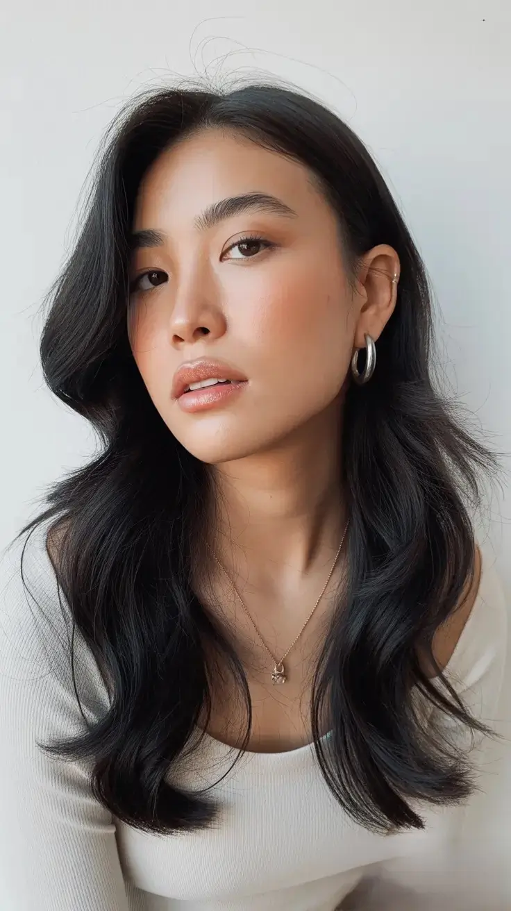 Medium Winter Haircuts 2025–2026: Stylish Shoulder Length Trends for Round Faces