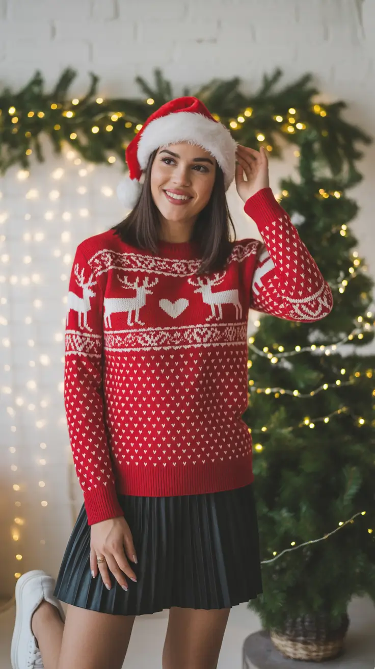 Modern Christmas Outfits 2025 Santa Chic