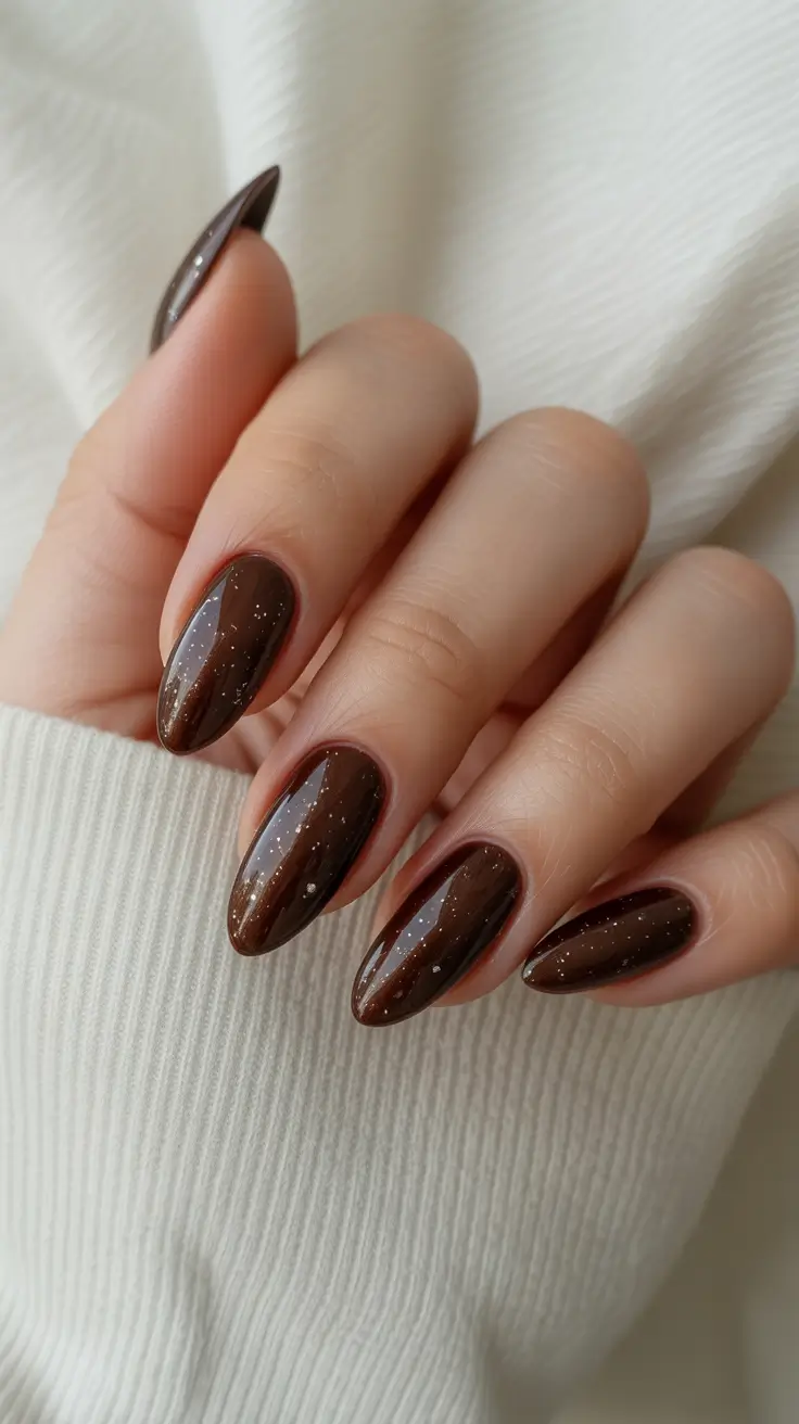dark winter nails color Cocoa Radiance