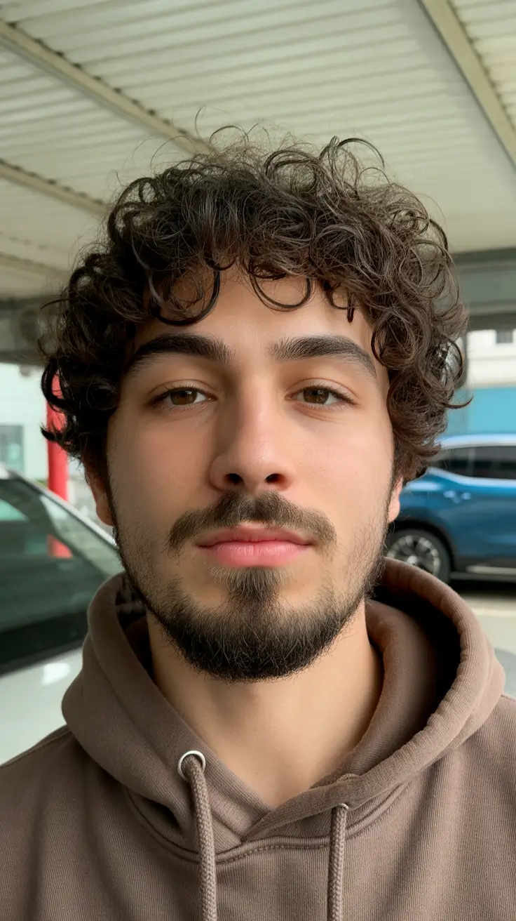 winter men's haircuts Soft Urban Curls