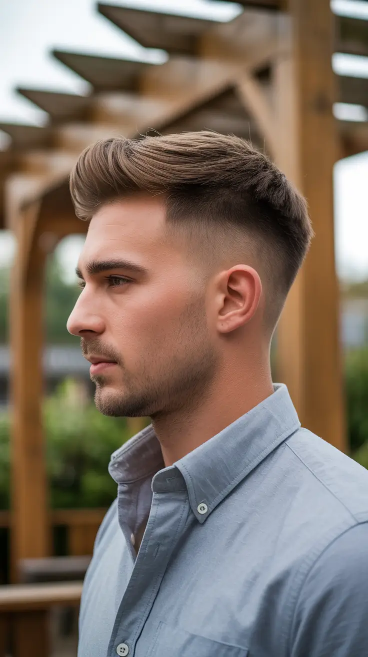 winter men's haircuts Clean Fade Elegance