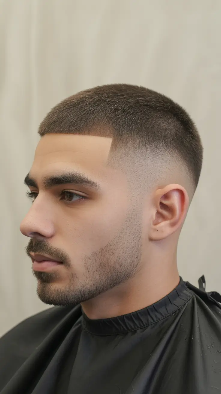 winter men's haircuts Precision Buzz Perfection