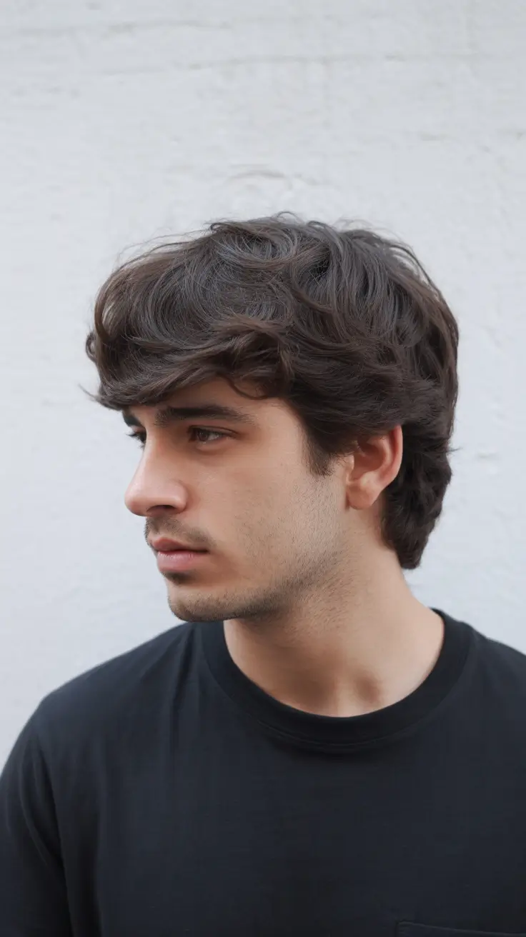 winter men's haircuts Layered Arc Flow
