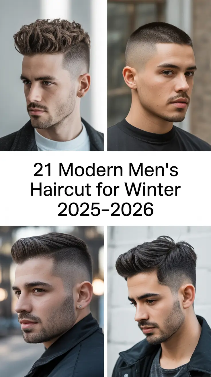 Modern Men’s Haircut for Winter 2025–2026: Best Short, Medium & Long Styles to Try This Season