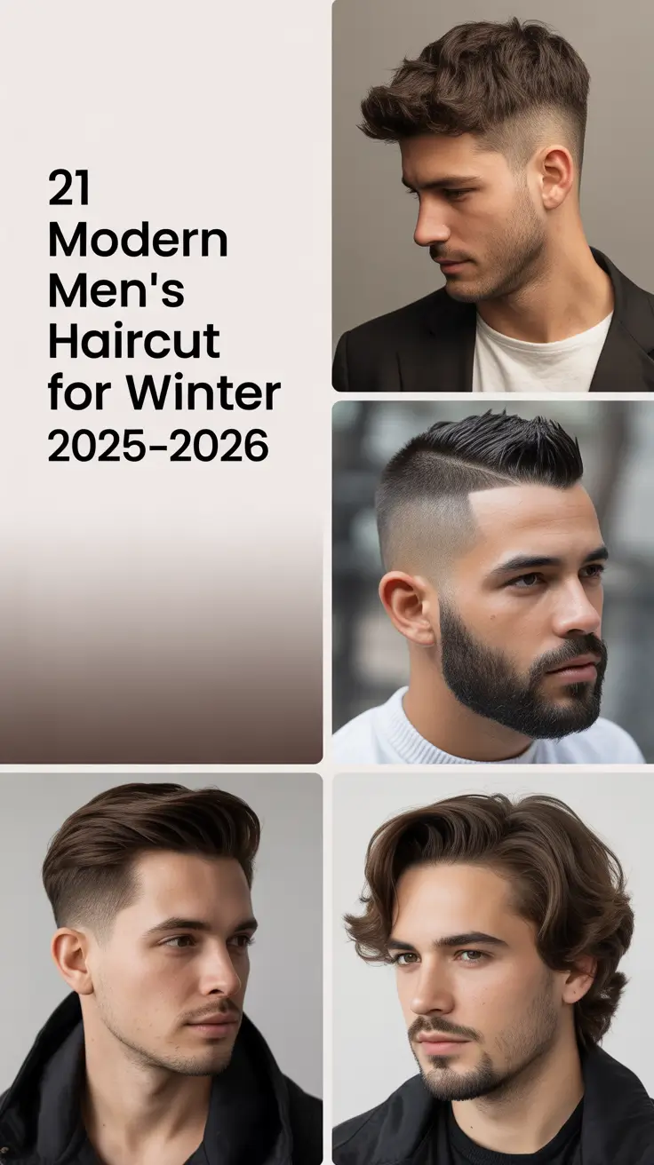 Modern Men’s Haircut for Winter 2025–2026: Best Short, Medium & Long Styles to Try This Season