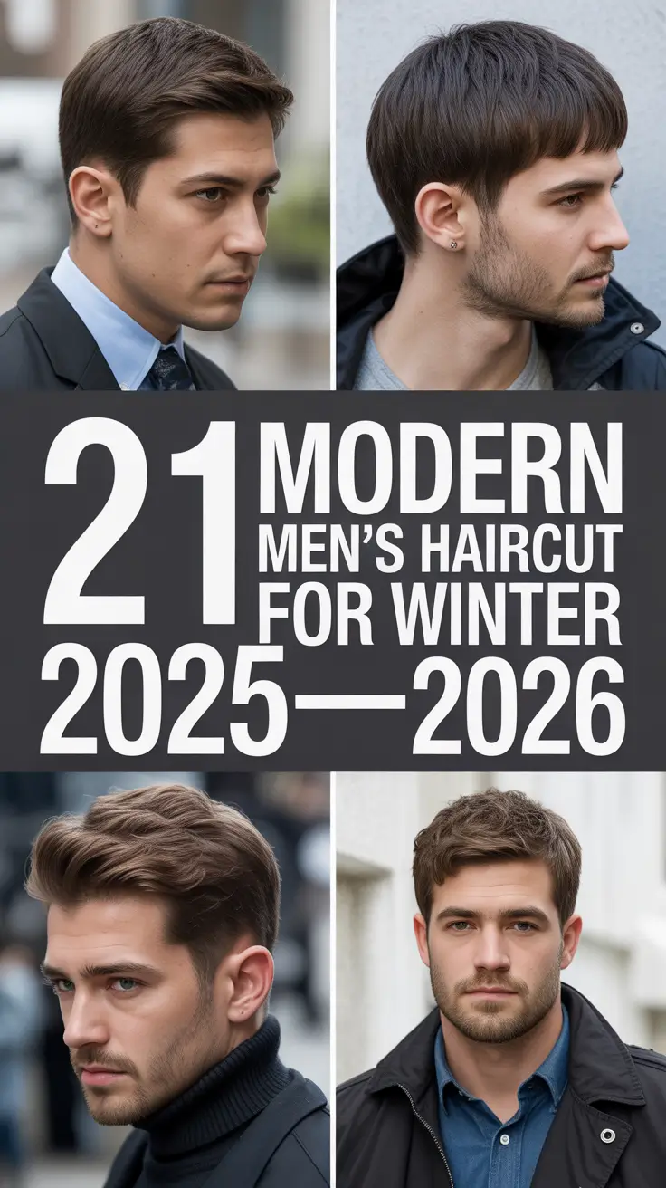 Modern Men’s Haircut for Winter 2025–2026: Best Short, Medium & Long Styles to Try This Season