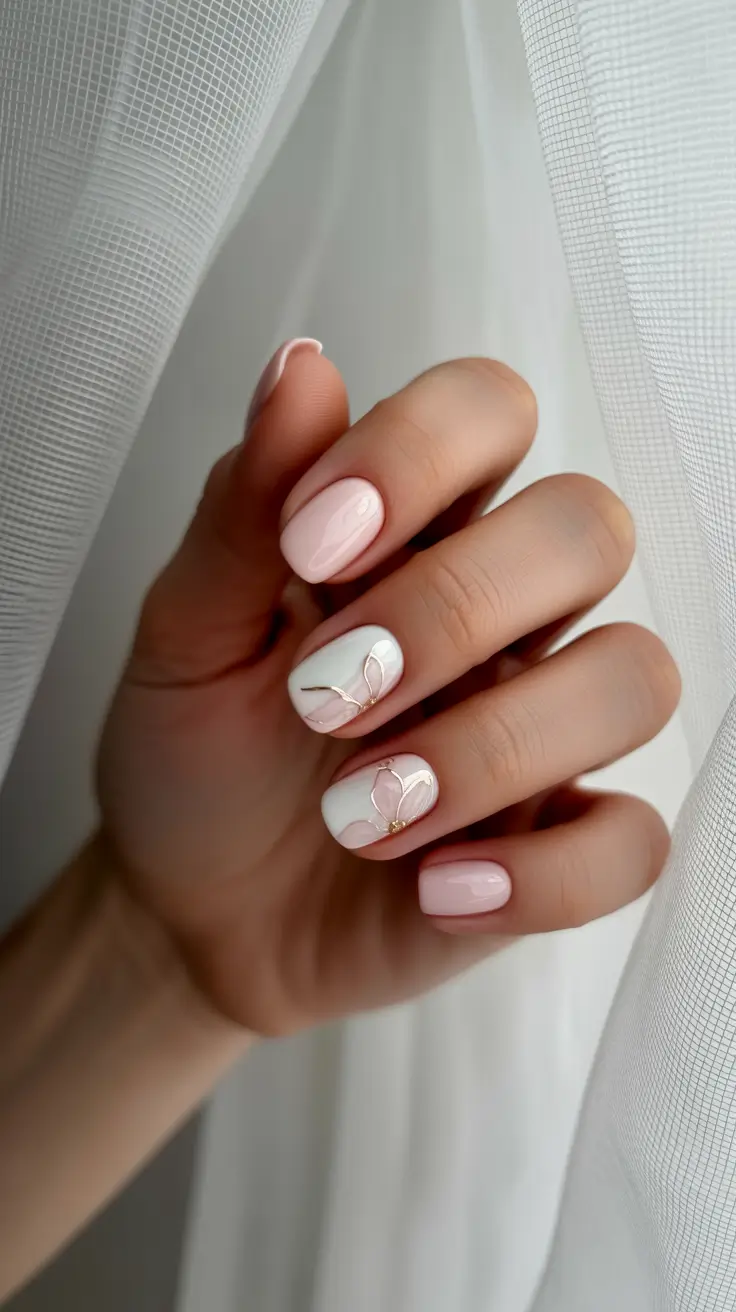 pink-winter-nails-simple