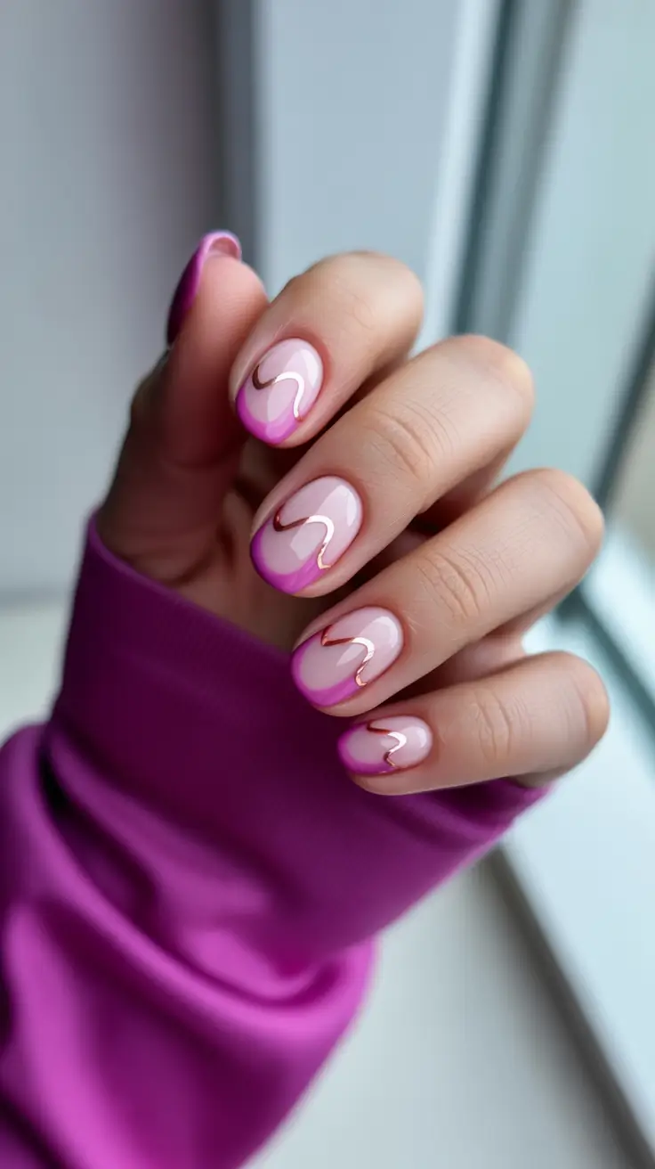 pink-winter-nails-short-square