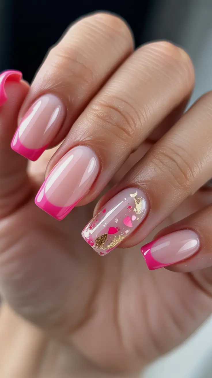 pink-winter-nails-short-square