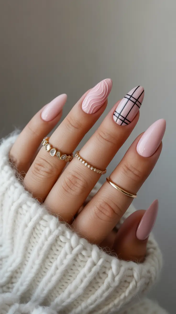 pink-winter-nails-simple