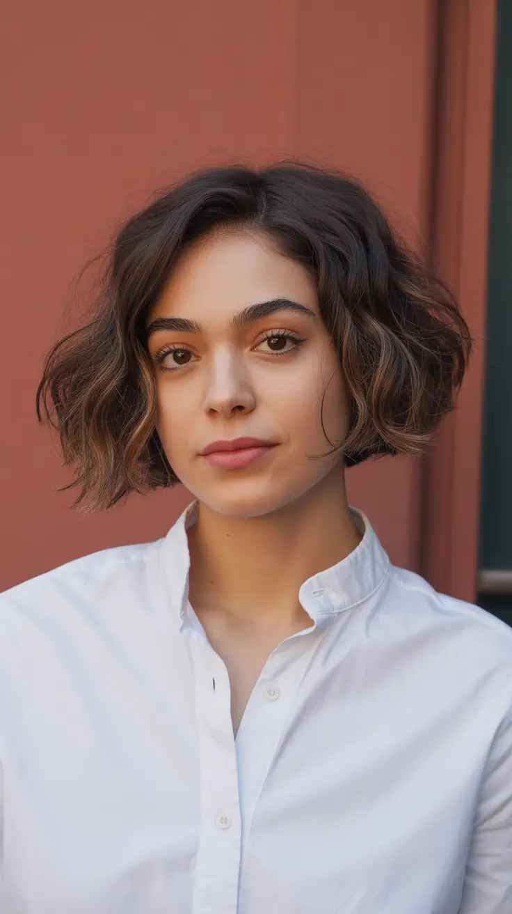 Modern Winter Bob Haircuts 2025-2026 Textured Espresso Bob