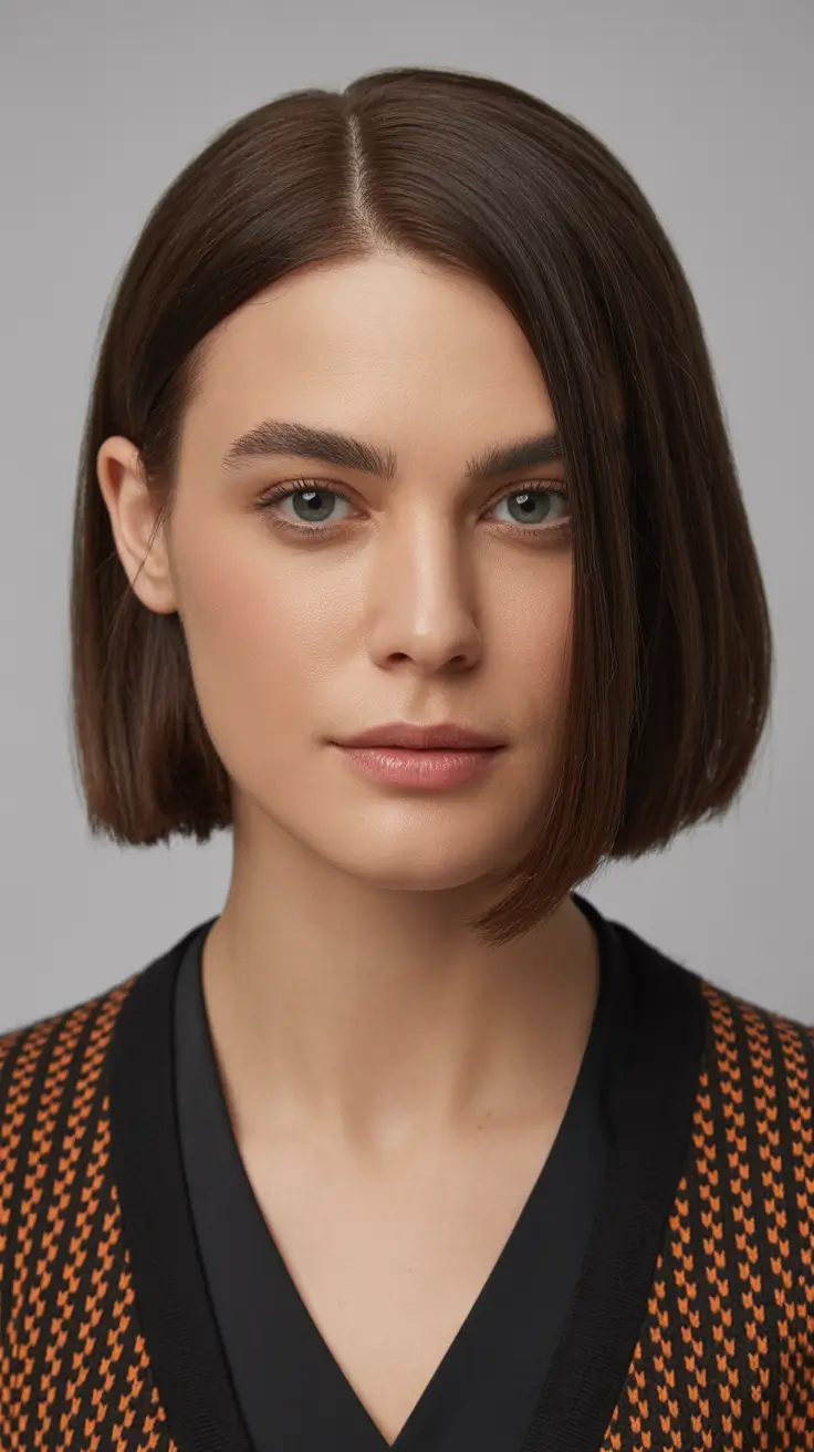 Modern Winter Bob Haircuts 2025-2026 Asymmetric Glossed Bob