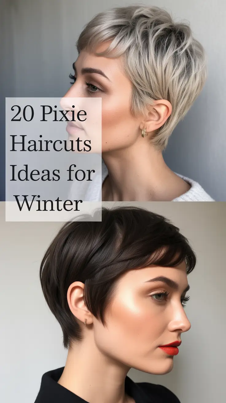 Pixie Haircuts Ideas for Winter 2025–2026: 20 Stunning Looks to Warm Up Cold Days