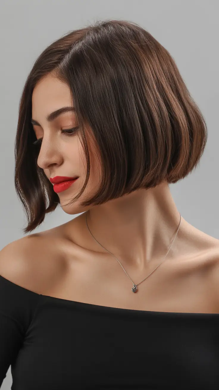 short winter haircuts 2025 - 2026 Classic French Bob