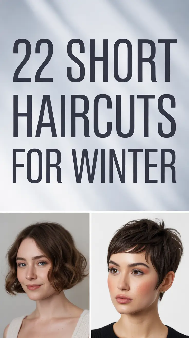 Short Haircuts for Winter 2025–2026: Cute Layered and Straight Styles for Women