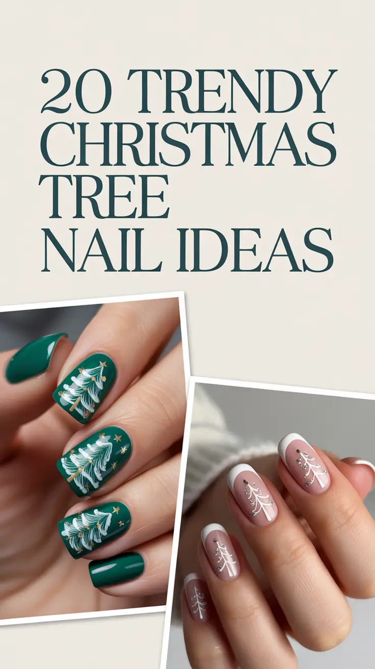 Trendy Christmas Tree Nail Ideas 2025: Cute, Easy, and Festive Red & Green Designs You’ll Love