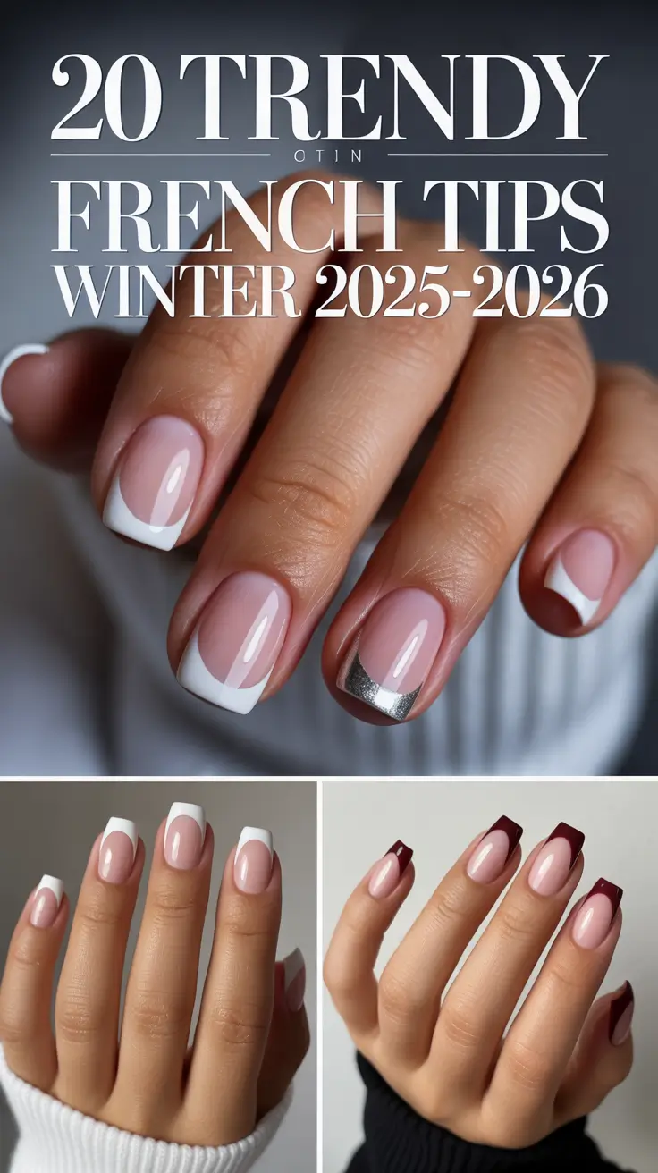 Trendy French Tips Winter 2025–2026: Classy, Simple, and Inspiring Nail Designs