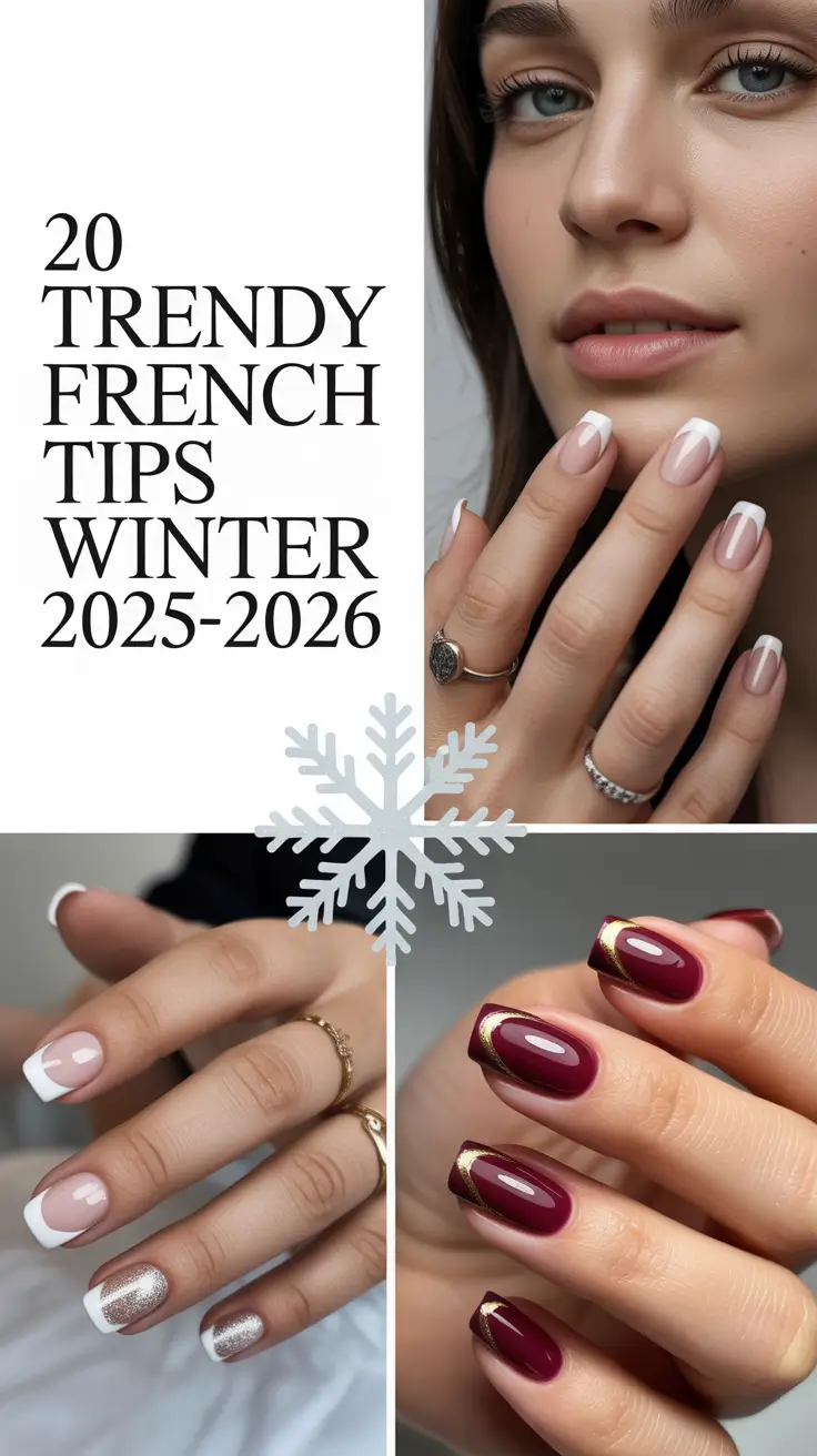 Trendy French Tips Winter 2025–2026: Classy, Simple, and Inspiring Nail Designs