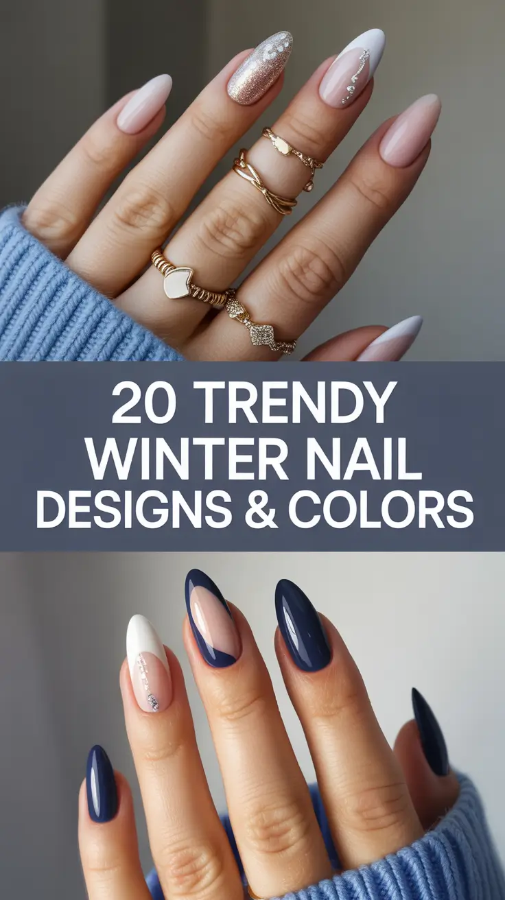 Trendy Winter Nail Designs & Colors 2025–2026: Classy, Cute & Chic Ideas for Every Mood
