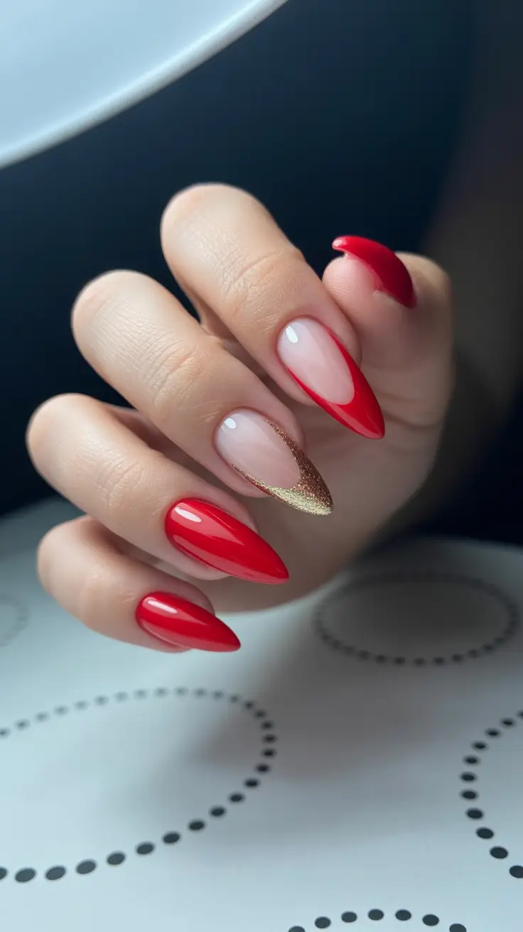 winter-nails-inspo-2026-red-gold
